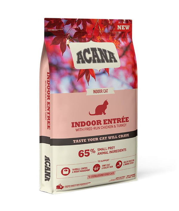Acana Indoor Entree Adult Dry Cat Food - 4.5KG - Shopivet.com