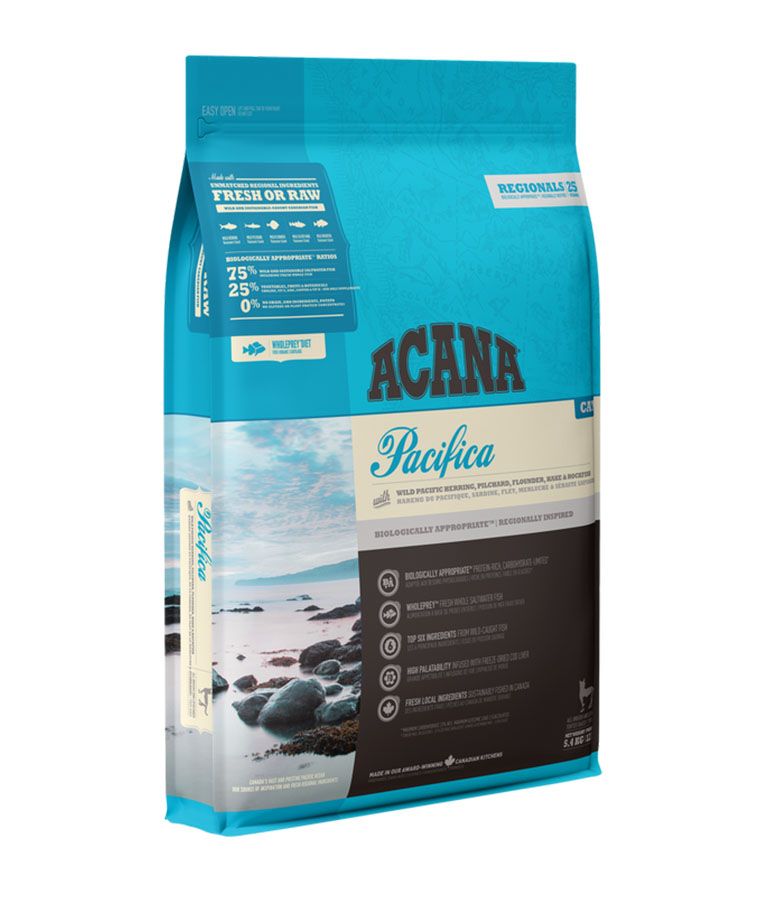 Acana Pacifica All Life Stages Dry Cat Food - 4.5KG - Shopivet.com