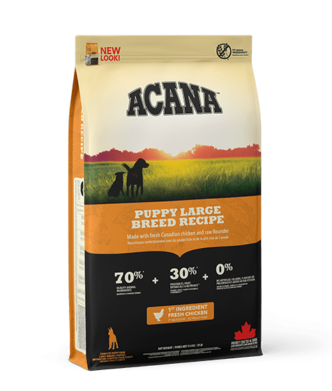 Acana Puppy Large Breed Recipe Dry Dog Food - 11.4KG - Shopivet.com