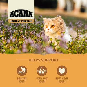 Acana Wild Prairie Free - Run Poultry Wild - Caught Fish All Life Stages Dry Cat Food - 4.5kg - Shopivet.com