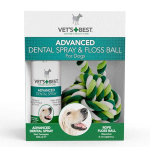 Advanced Dental Spray & Floss Ball for Dogs 120ml - Shopivet.com