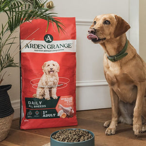 Arden Grange Daily All Breeds Adult Fresh Chicken & Rice Dry Dog Food - 12kg