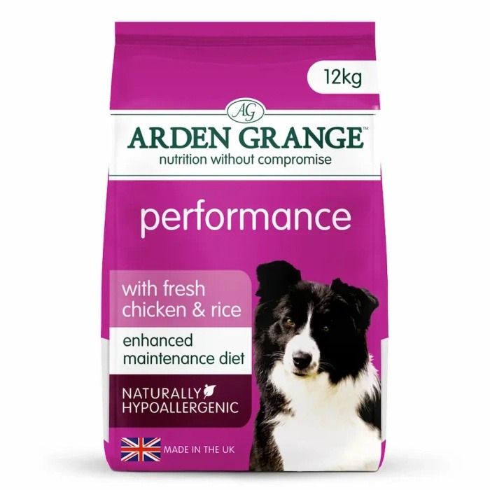 Arden Grange Performance with Fresh Chicken & Rice Dry Dog Food - 12kg