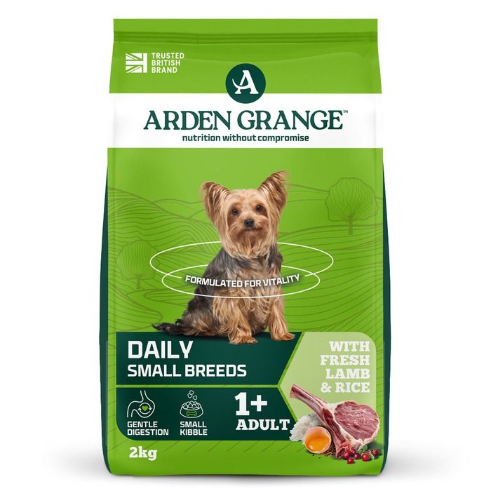 Arden Grange Daily Small Breeds Adult with Fresh Lamb & Rice Dry Dog Food - 2kg