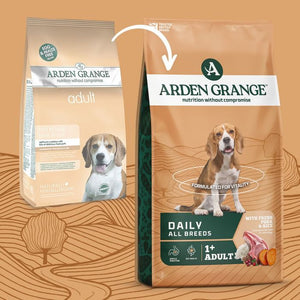 Arden Grange Daily All Breeds Adult with Fresh Pork & Rice Dry Dog Food - 2kg