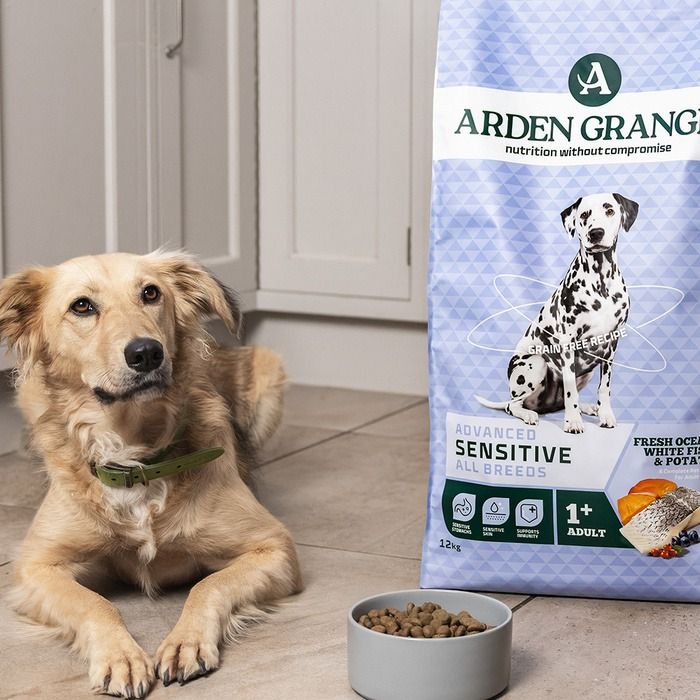 Arden Grange Advanced Sensitive All Breeds Adult Ocean White Fish & Potato Dry Dog Food - 2kg