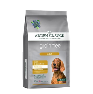 Arden Grange Grain Free Adult Duck & Superfoods Dry Dog Food - 12kg