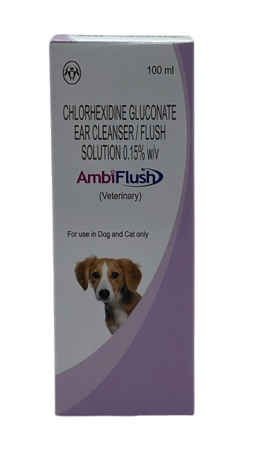 Ambiflush Ear Cleanser for Dogs 100ml - Shopivet.com