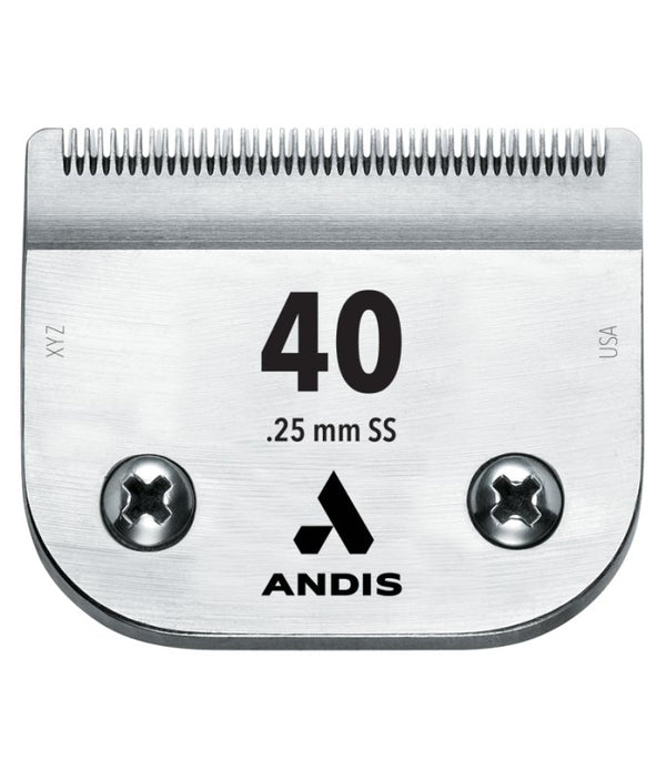 Andis Ceramic Edge® Detachable Blade 40ss / 0.25mm - Shopivet.com