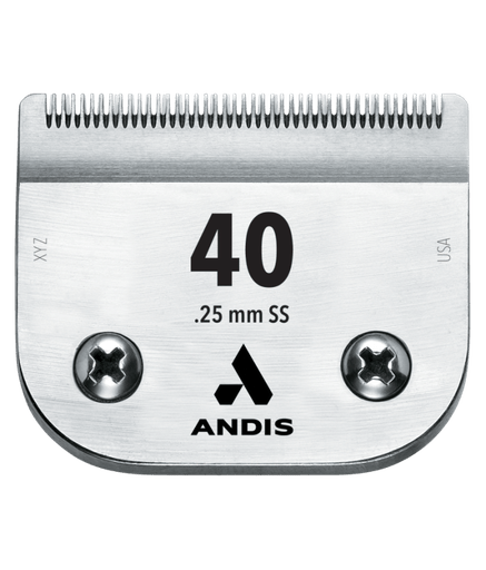 Andis Ceramic Edge® Detachable Blade[Blade Size - 40ss / 0.25mm] - Shopivet.com