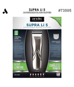 Andis Supra Li 5 Adjustable Blade Clipper - Shopivet.com