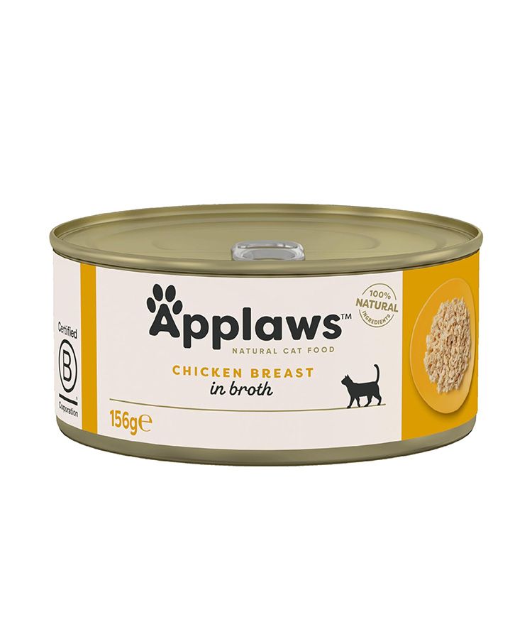 Applaws Chicken Breast in Broth Wet Cat Food Tin - 156G - Shopivet.com