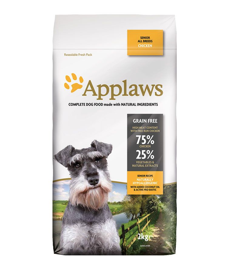 Applaws Chicken Senior All Breeds Dry Dog Food - 7.5kg - Shopivet.com