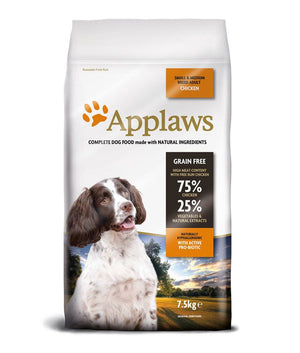 Applaws Chicken Small & Medium Breed Adult Dry Dog Food - 7.5kg - Shopivet.com