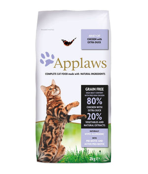 Applaws Chicken with Duck Adult Dry Cat Food - 2kg - Shopivet.com