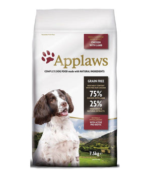 Applaws Chicken with Lamb Small & Medium Breed Adult Dry Dog Food - 7.5kg - Shopivet.com