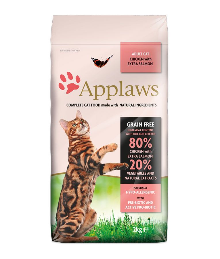 Applaws Chicken with Salmon Adult Dry Cat Food - 2KG - Shopivet.com