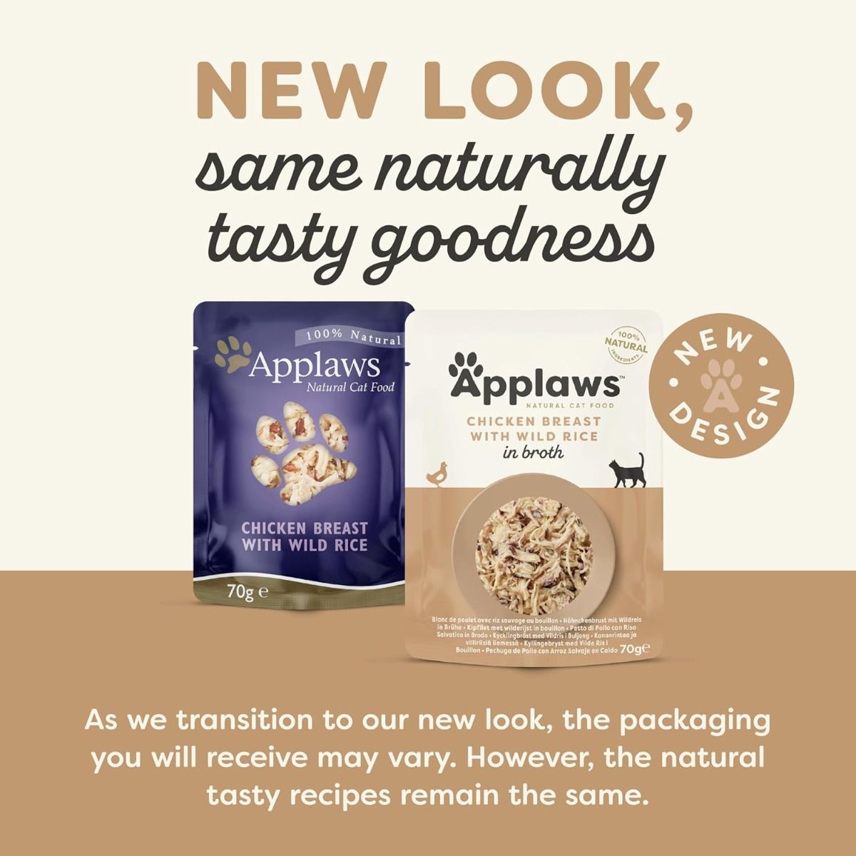 Applaws Chicken with Wild Rice in Broth Wet Cat Food 70g Pouch - 70G - Shopivet.com
