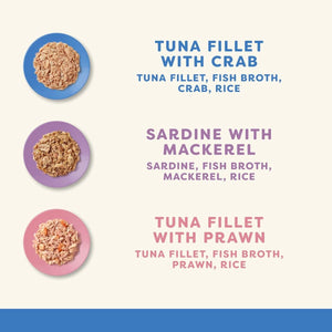 Applaws Fish Selection in Broth Adult Wet Cat Food 8 x 60g Pot - 60G - Shopivet.com