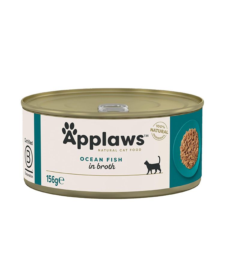 Applaws Ocean Fish Adult Wet Cat Food Tin - 156G - Shopivet.com