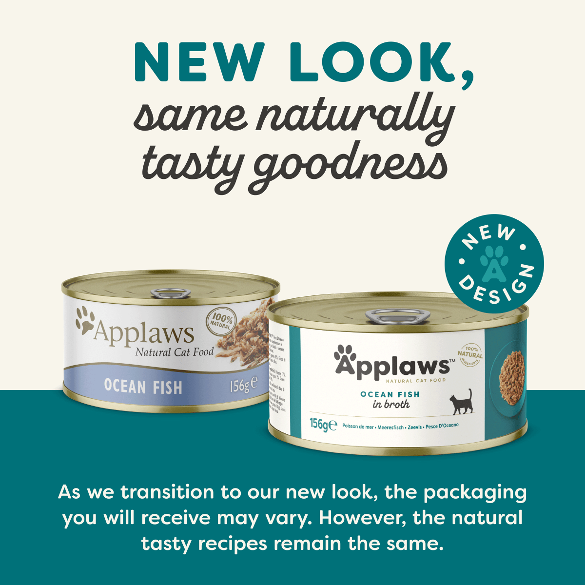 Applaws Ocean Fish Adult Wet Cat Food Tin - 70g - Shopivet.com