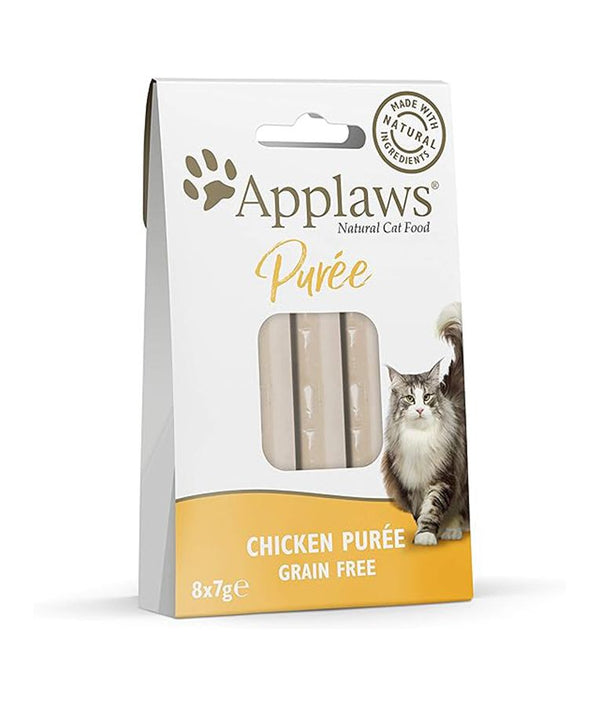 Applaws Chicken Puree Grain Free Cat Treats 8 x 7g - 56g
