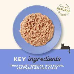 Applaws Tuna Fillet with Sardine Senior Wet Cat Food 70g Tin - 70G - Shopivet.com