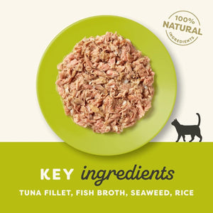 Applaws Tuna Fillet with Seaweed in Broth Wet Cat Food Tin - 70g - Shopivet.com