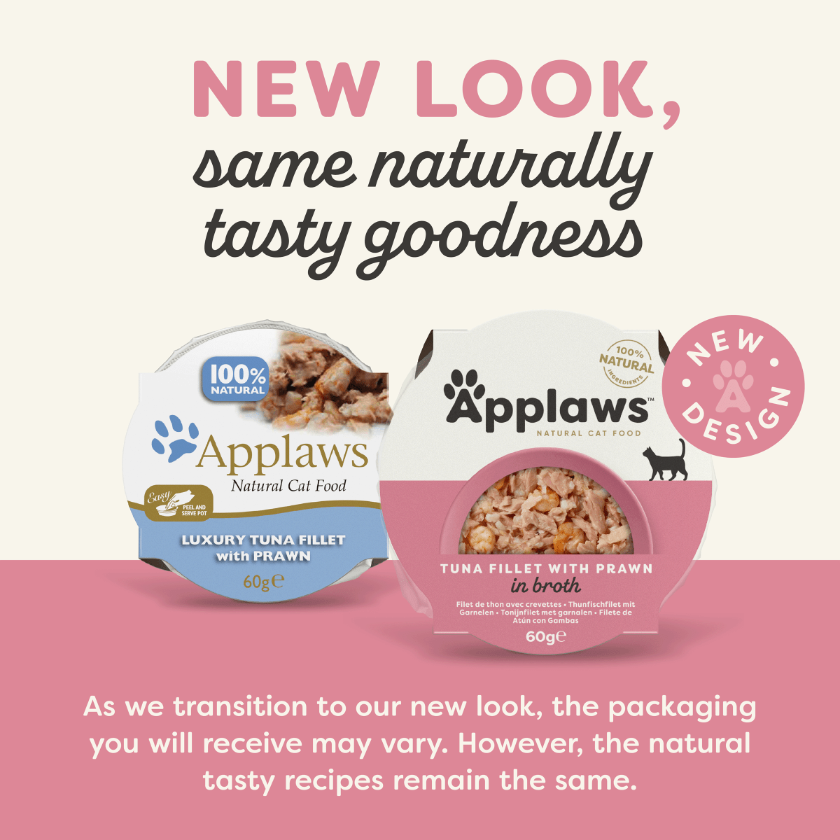 Applaws Tuna with Prawn Adult Wet Cat Food 60g Pot - 60G - Shopivet.com