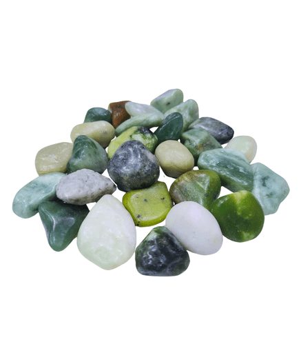 Aqualife 20 - 30mm Polished Green Jade Stone 10kg - Shopivet.com