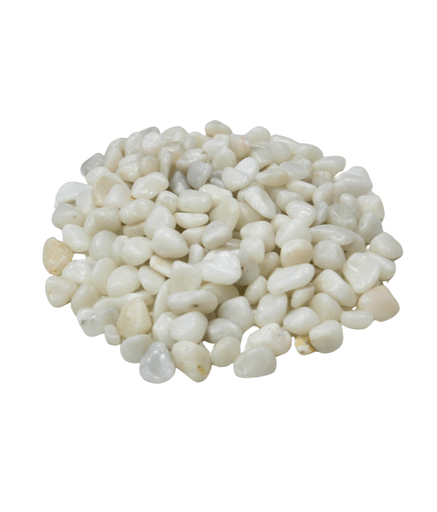 Aqualife 8 - 10mm Polished White Stone 10kg - Shopivet.com