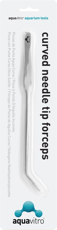 Aquavitro Curved Needle Tip Forceps 25 cm - Shopivet.com