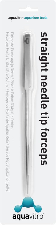 Aquavitro Straight Needle Tip Forceps 25 cm - Shopivet.com