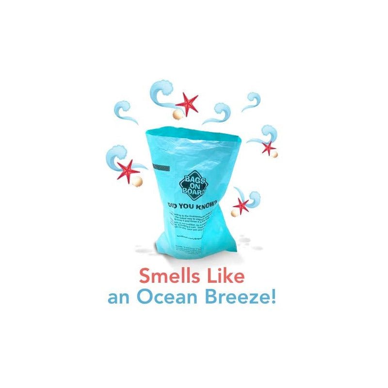 Bags on Board Refill Bags Ocean Breeze Scented Green 140bags (14×10 ) - Shopivet.com