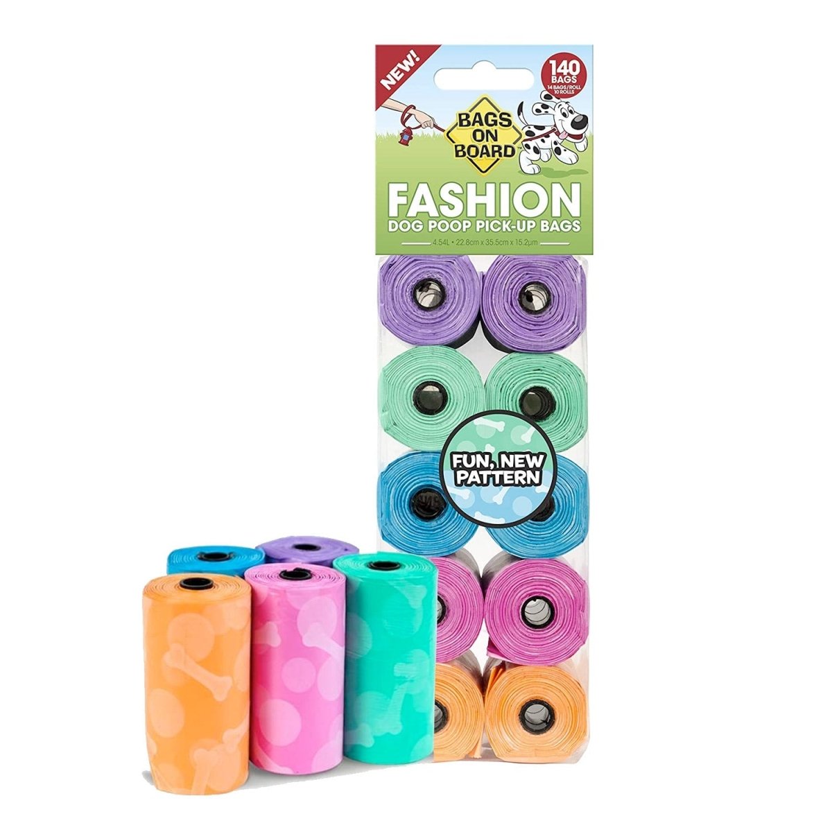Bags On Board Refill Pack 140 Bags (10 x 14) – Fashion Print - Shopivet.com