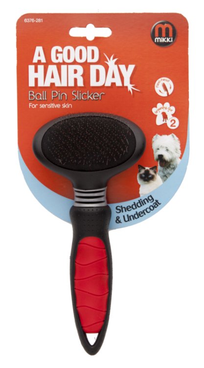 Ball Pin Slicker for Sensitive Skin - Small - Shopivet.com