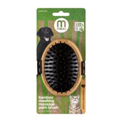 Bamboo Palm Brush - Moulting Massage - Shopivet.com