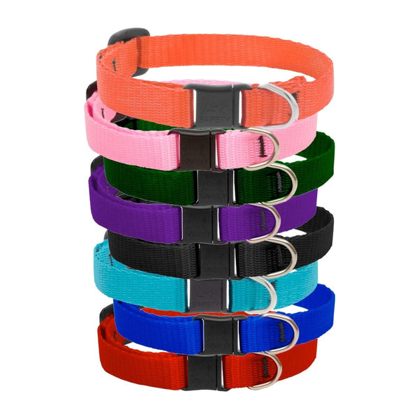 Basic Solids Safety Cat Collar - aqua - Shopivet.com