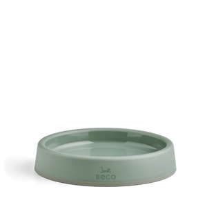 Beco Steady Food & Water Cat Bowl - Green