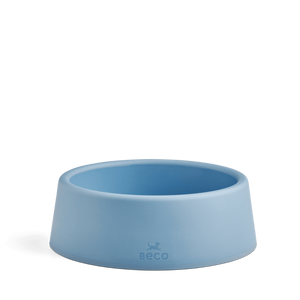 Beco Steady Food & Water Dog Bowl - Blue Large