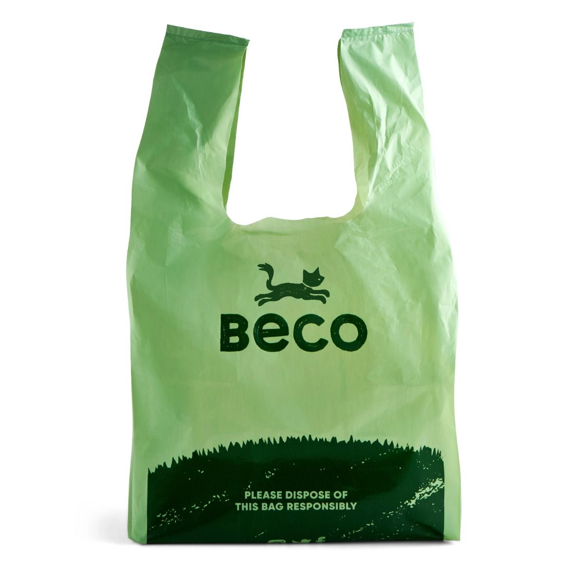 Beco Mint Scented Cat Poop Bags with Handles 60 Bags