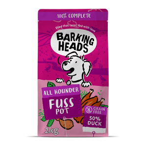 Barking Heads All Hounder Fuss Pot Duck Dry Dog Food - 2kg