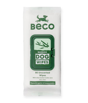 Beco Bamboo Unscented Dog Wipes - Shopivet.com