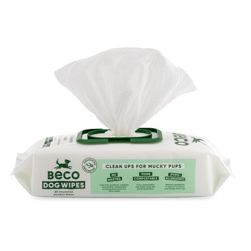Beco Bamboo Unscented Dog Wipes - Shopivet.com