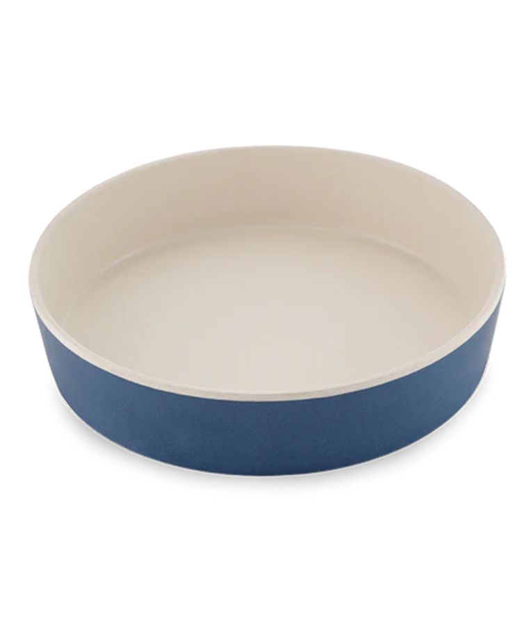 Beco Classic Bamboo Cat Bowl - Coastal Grey - Shopivet.com