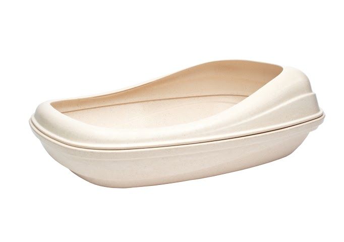 Beco Pets Cat Litter Tray - CREAM - Shopivet.com