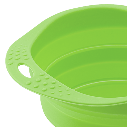 Beco Pets Collapsible Travel Dog Bowl - Pink Medium - Shopivet.com