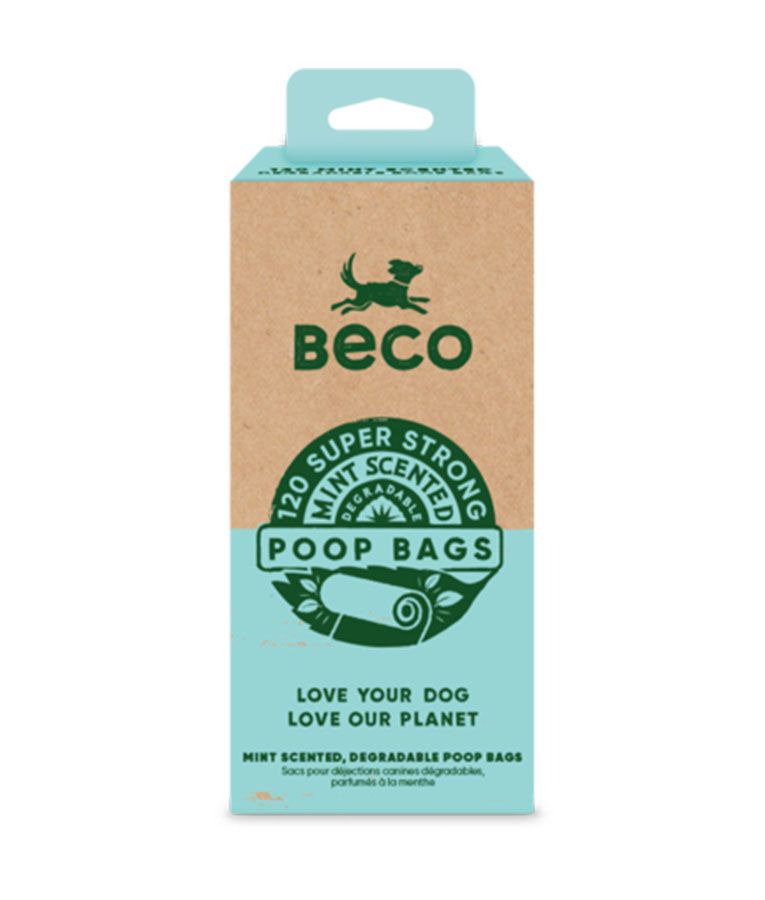 Beco Pets Mint Scented Poop Bags 120pcs - 120 pcs - Shopivet.com