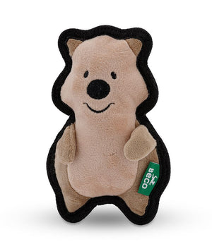 Beco Pets Rough & Tough Quokka Recycled Dog Toy - Brown Small - Shopivet.com