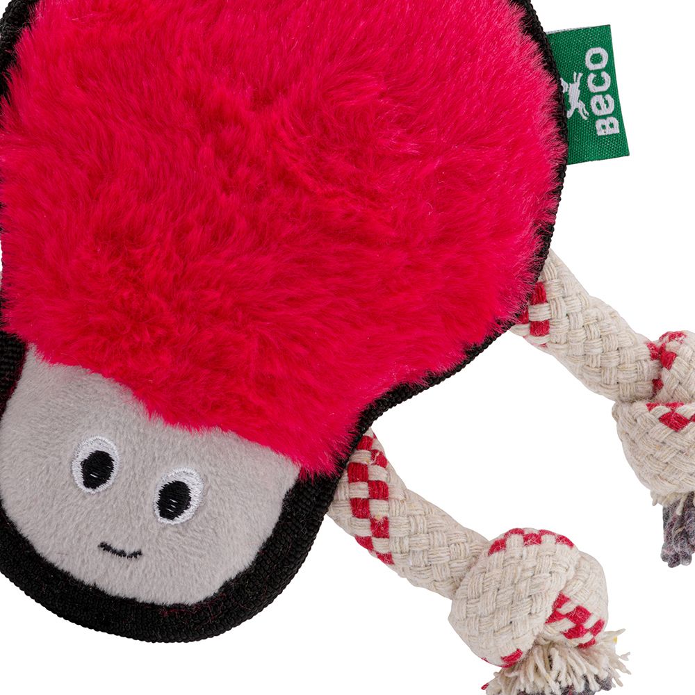 Beco Pets Rough & Tough Spider Recycled Dog Toy - RED MEDIUM - Shopivet.com